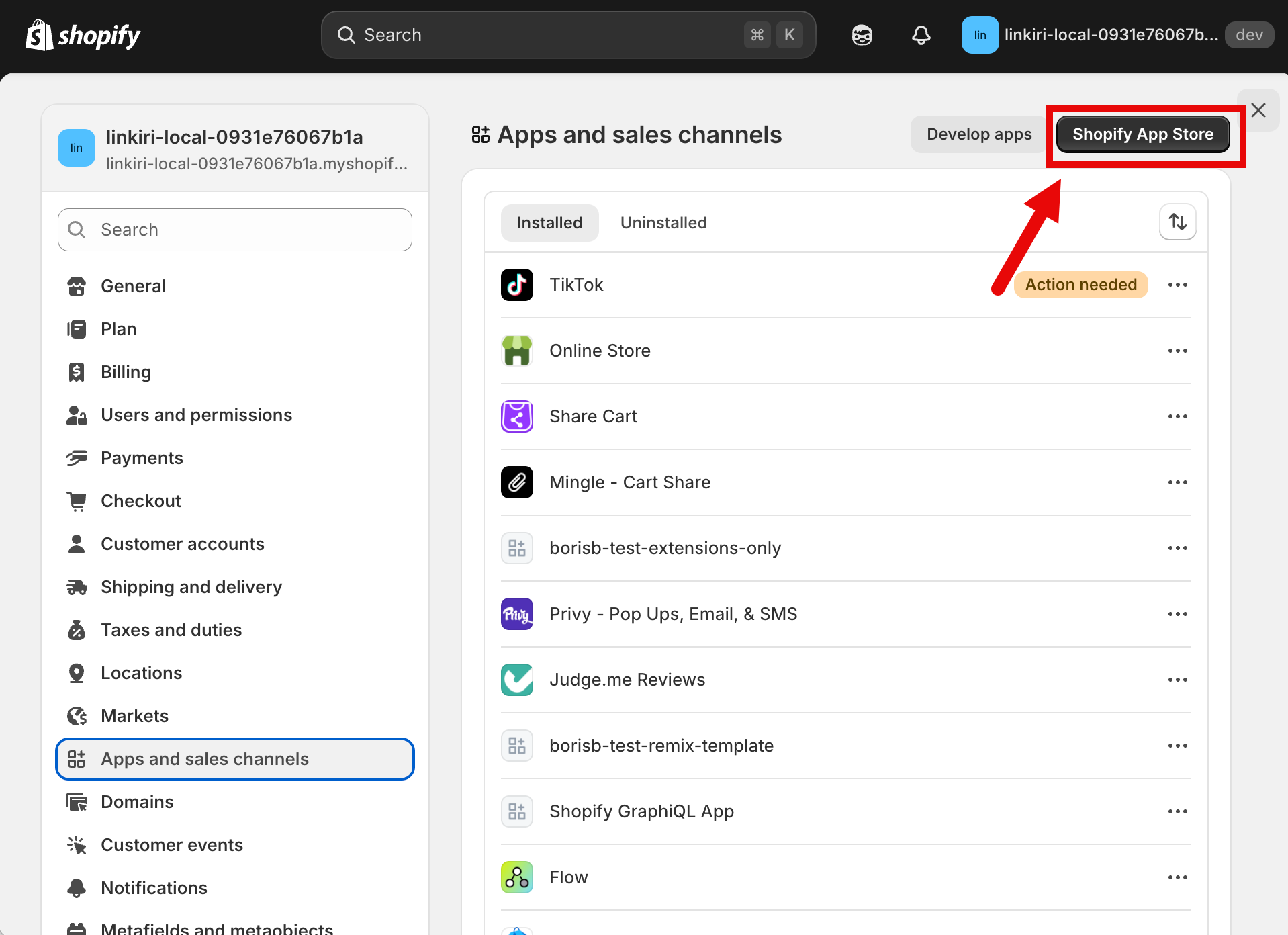 Navigate to App Store